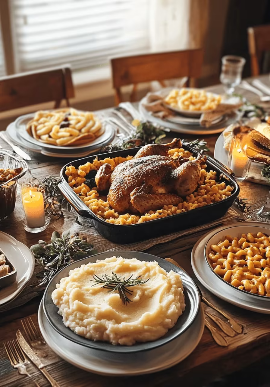 Cozy & Inviting Sunday Dinner Table