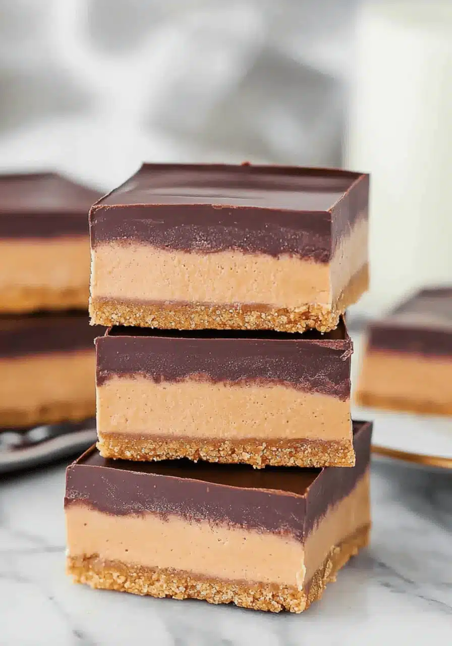 Reese's Peanut Butter No-Bake Bars
