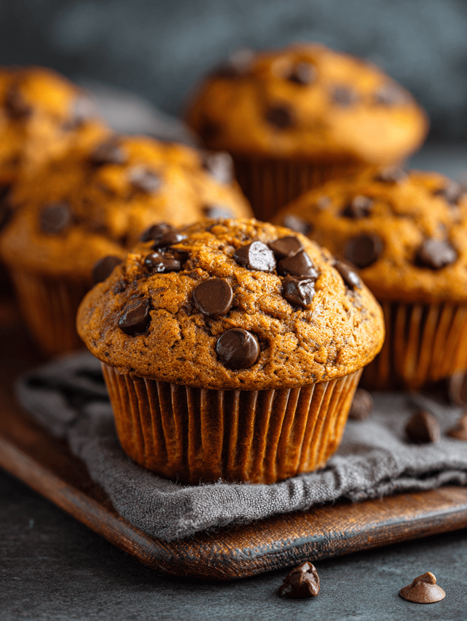 Best Pumpkin Chocolate Chip Muffins