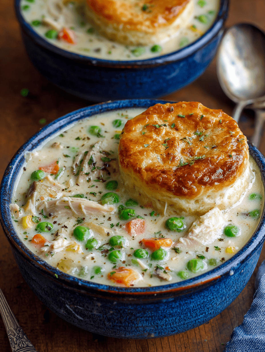 Best Creamy Chicken Pot Pie Soup (Fall Favorite!)