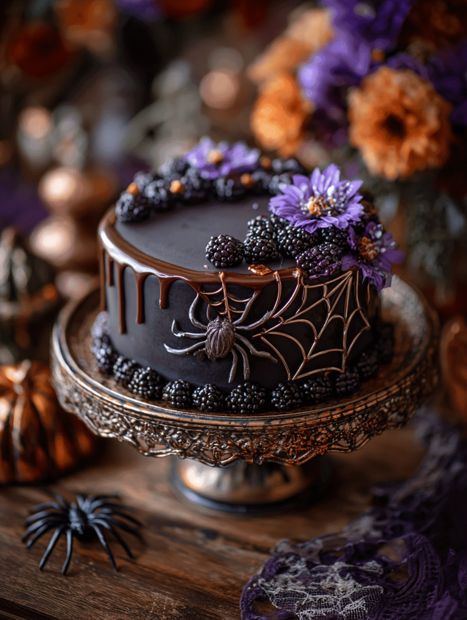 Black Velvet Halloween Cake – Dark, Moist & Hauntingly Delicious Dessert