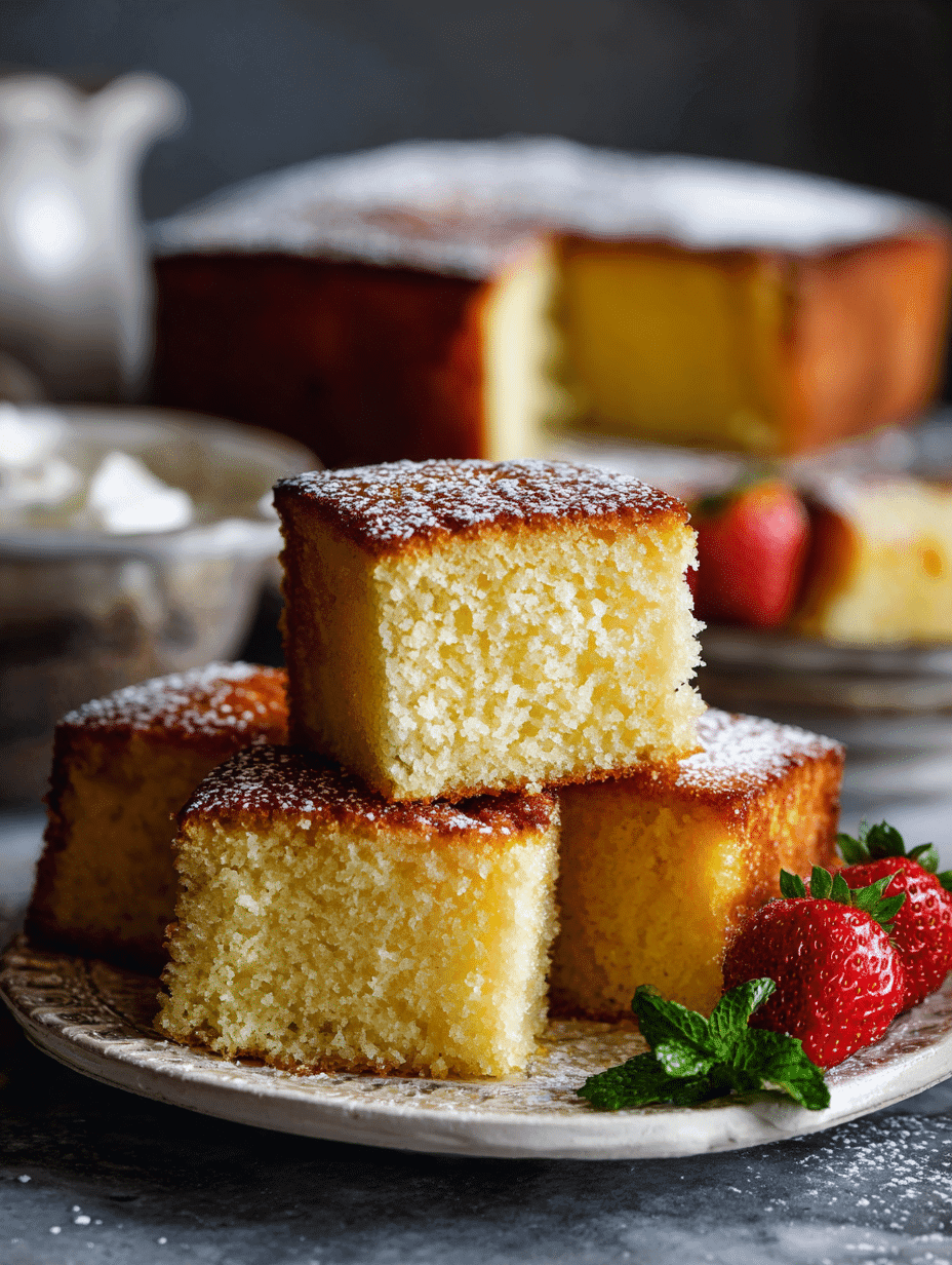 Classic French Butter Cake – Rich, Moist & Buttery Bliss!
