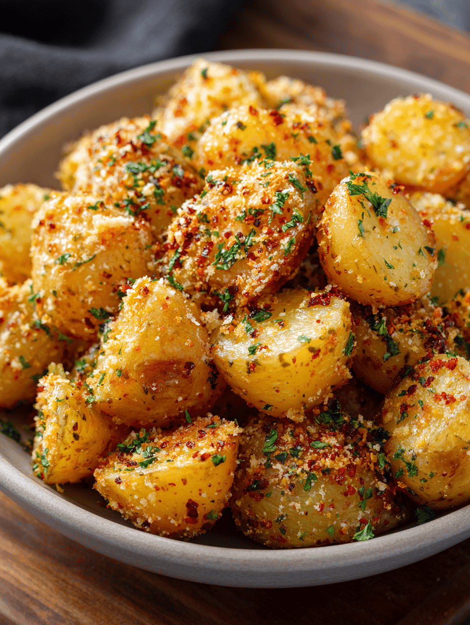 Crockpot Cajun Parmesan Potatoes - Cheesy, Spicy & Effortless Comfort Food