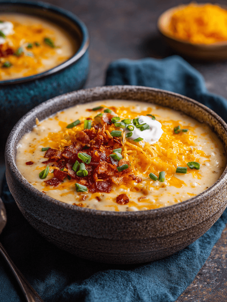 Crockpot Crack Potato Soup: The Ultimate Cheesy Comfort in a Bowl