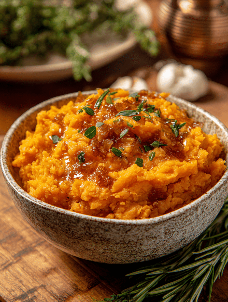 Crockpot Mashed Sweet Potatoes