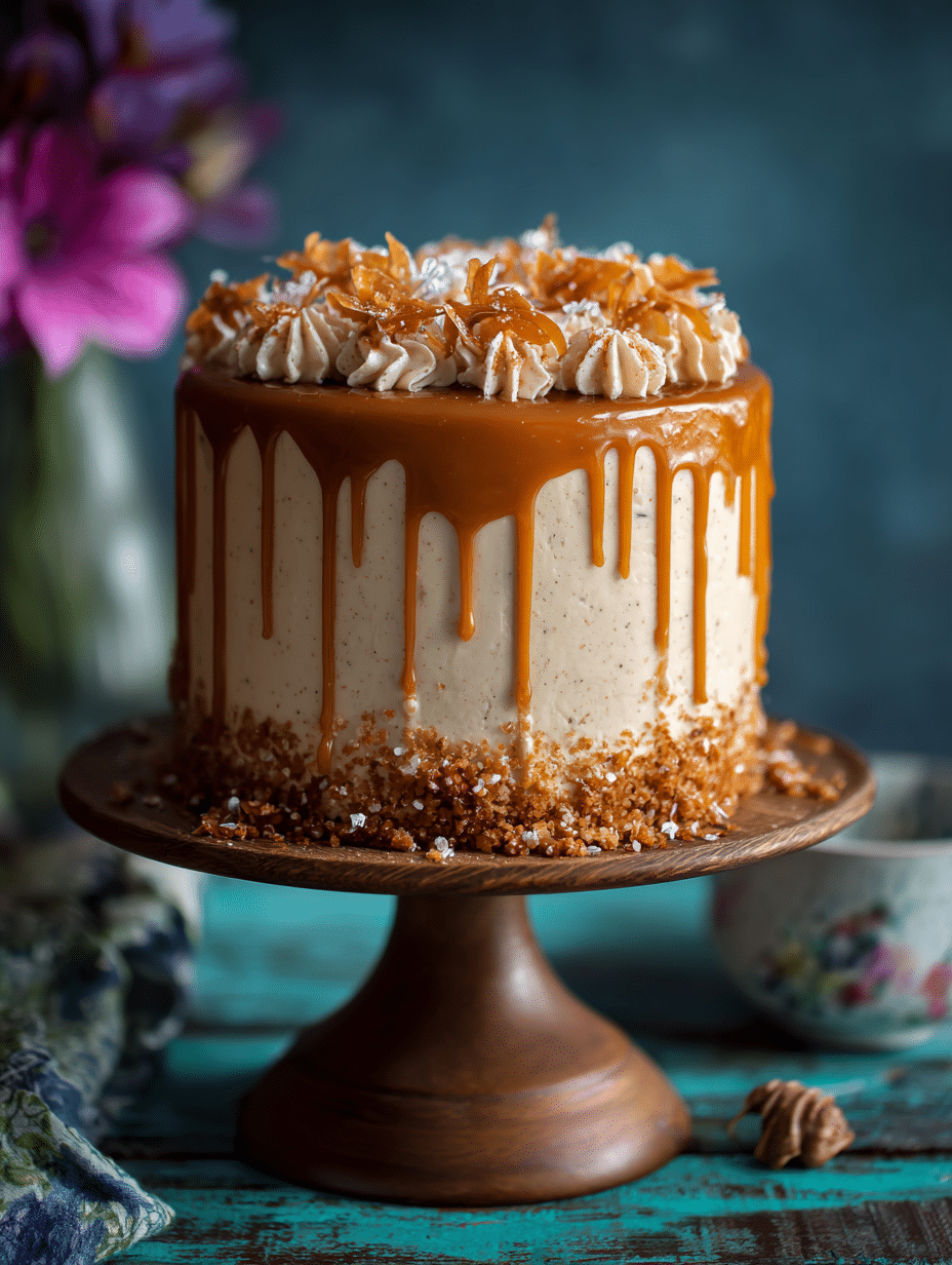 Delicious Salted Caramel Cake – A Heavenly Blend of Sweet and Salty Bliss