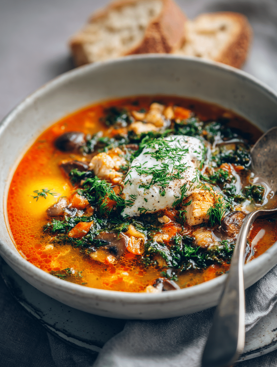 Easy High Protein Soup Recipe with Chicken and Veggies – Cozy, Nutritious & Perfect for Meal Prep