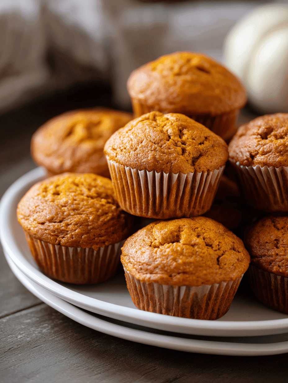 Healthy Greek Yogurt Pumpkin Muffins