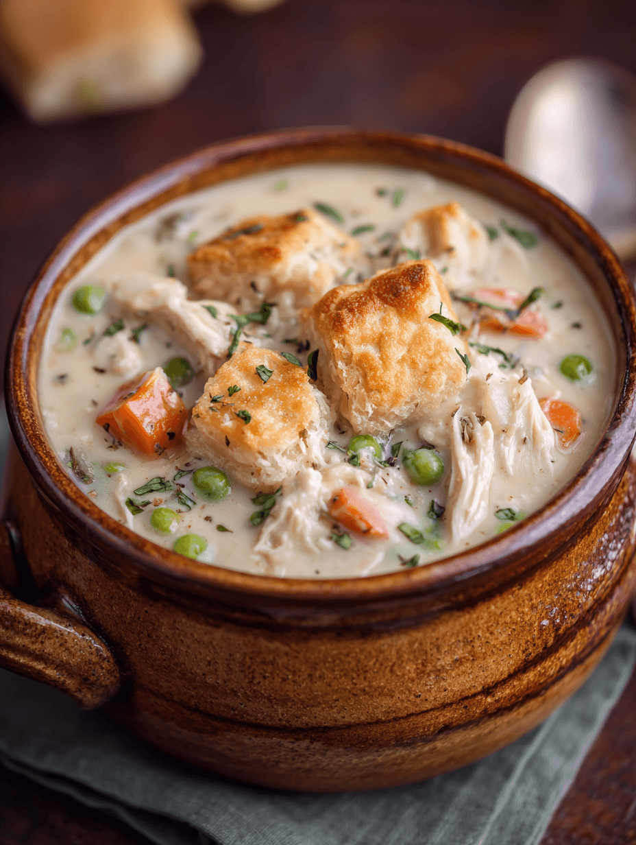 Stove Top, Crockpot, or Instant Pot Chicken Pot Pie Soup