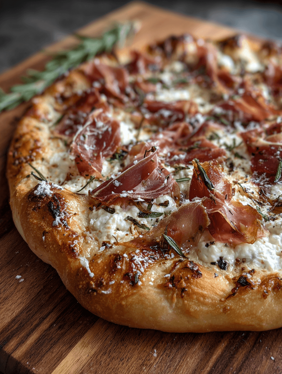 White Pizza with Prosciutto – A Gourmet Italian Pizza Night You’ll Never Forget