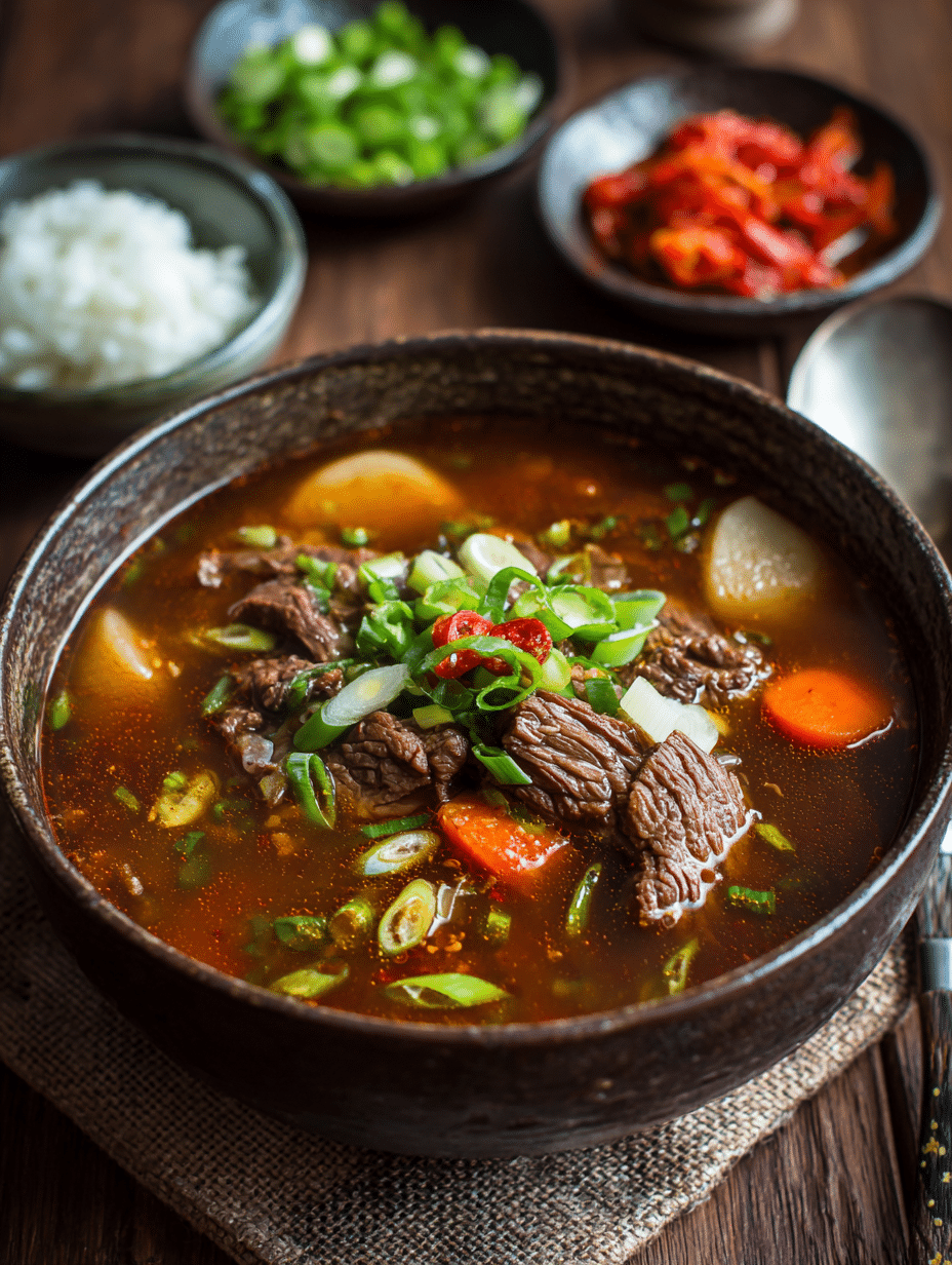 Beef and Daikon Radish Soup – A Nourishing Korean Comfort Dish