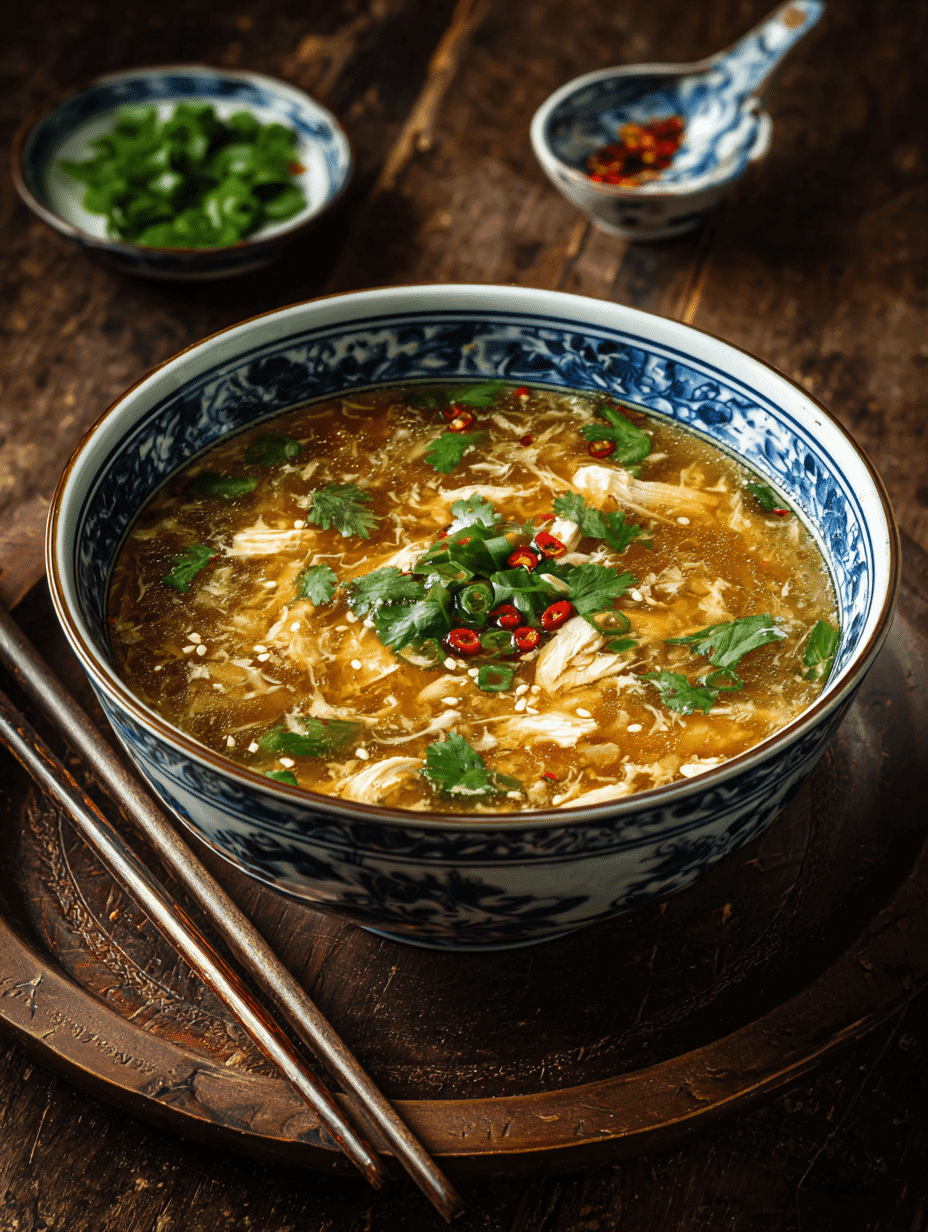 Chicken Hot and Sour Soup - Authentic Chinese Flavor in 30 Minutes