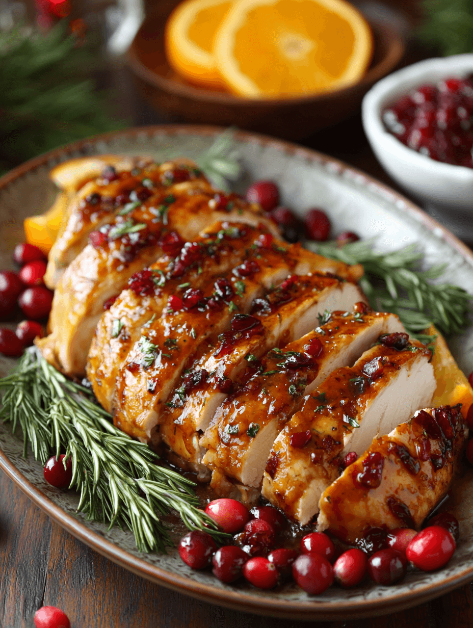 Cranberry Orange Glazed Turkey Breast My Favorite Thanksgiving Masterpiece