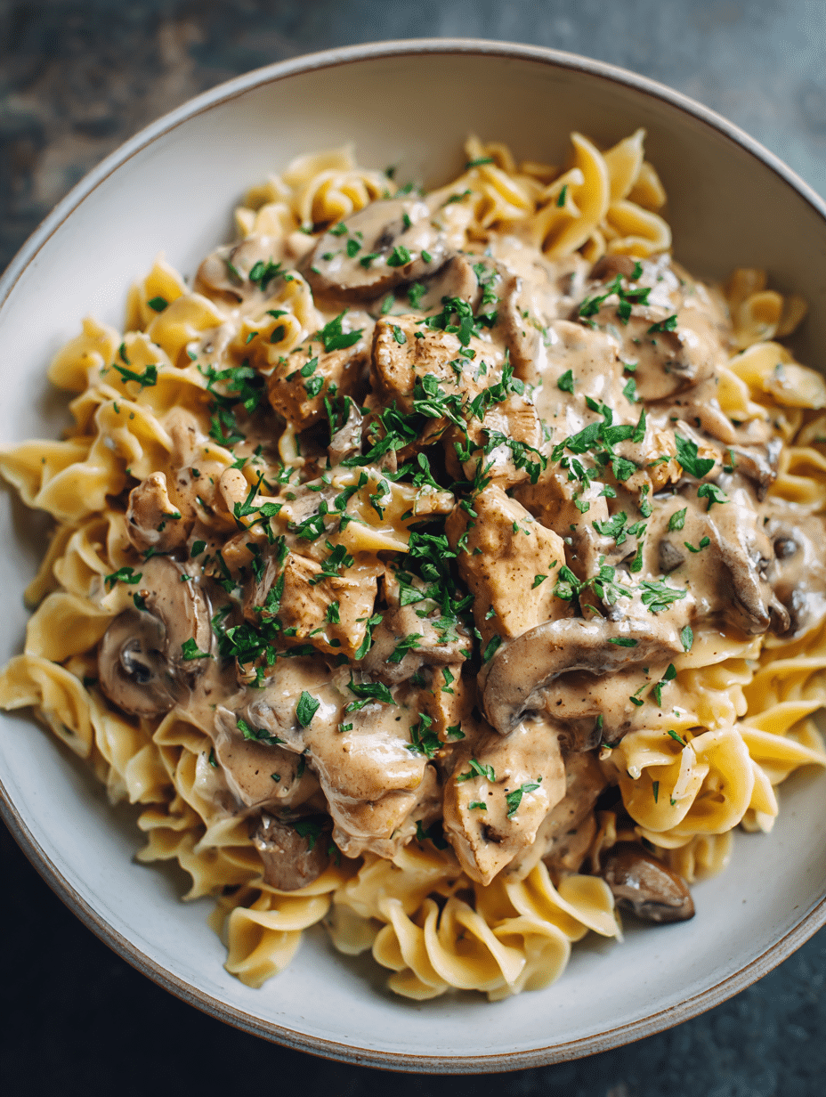Creamy Turkey Stroganoff – Easy 30-Minute Dinner