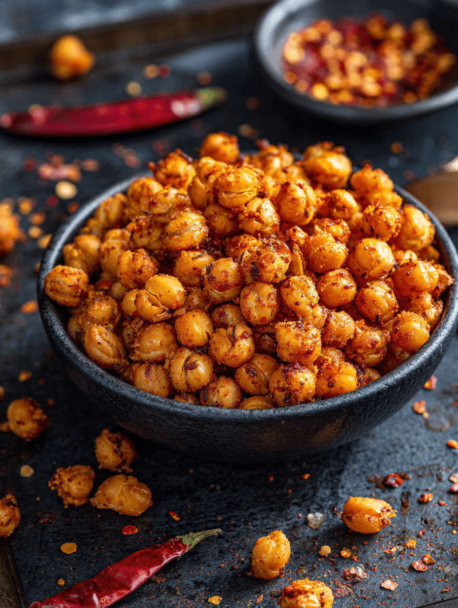 Crispy Crunchy Chickpeas – Perfectly Spiced and Addictive