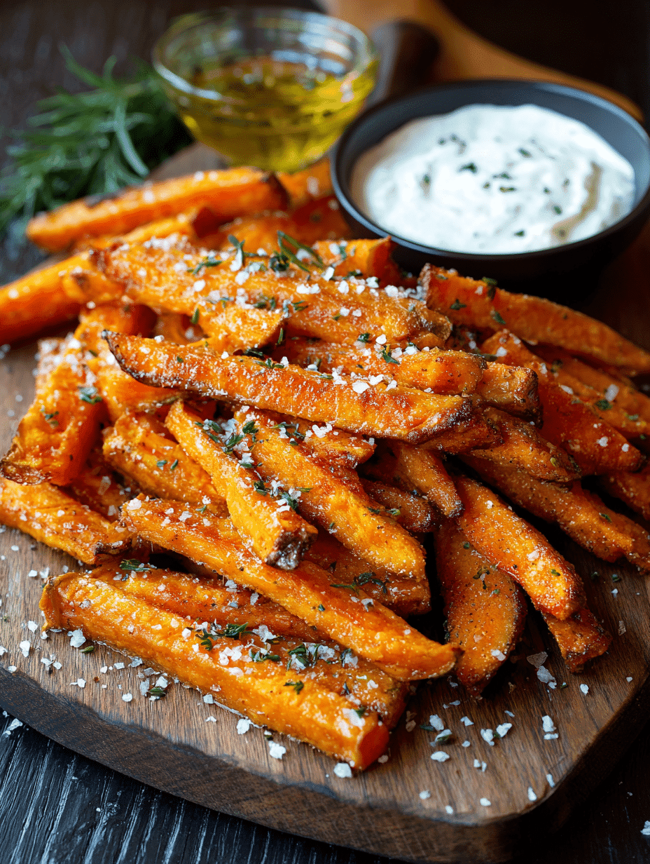 Crispy Oven Baked Sweet Potato Fries