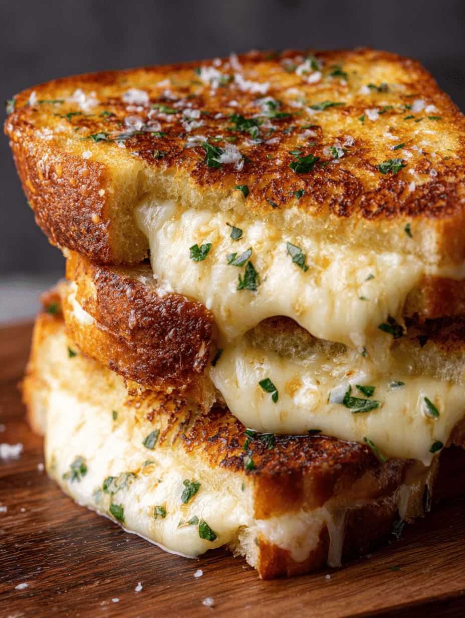 Garlic Bread Grilled Cheese – The Ultimate Cozy Sandwich Recipe