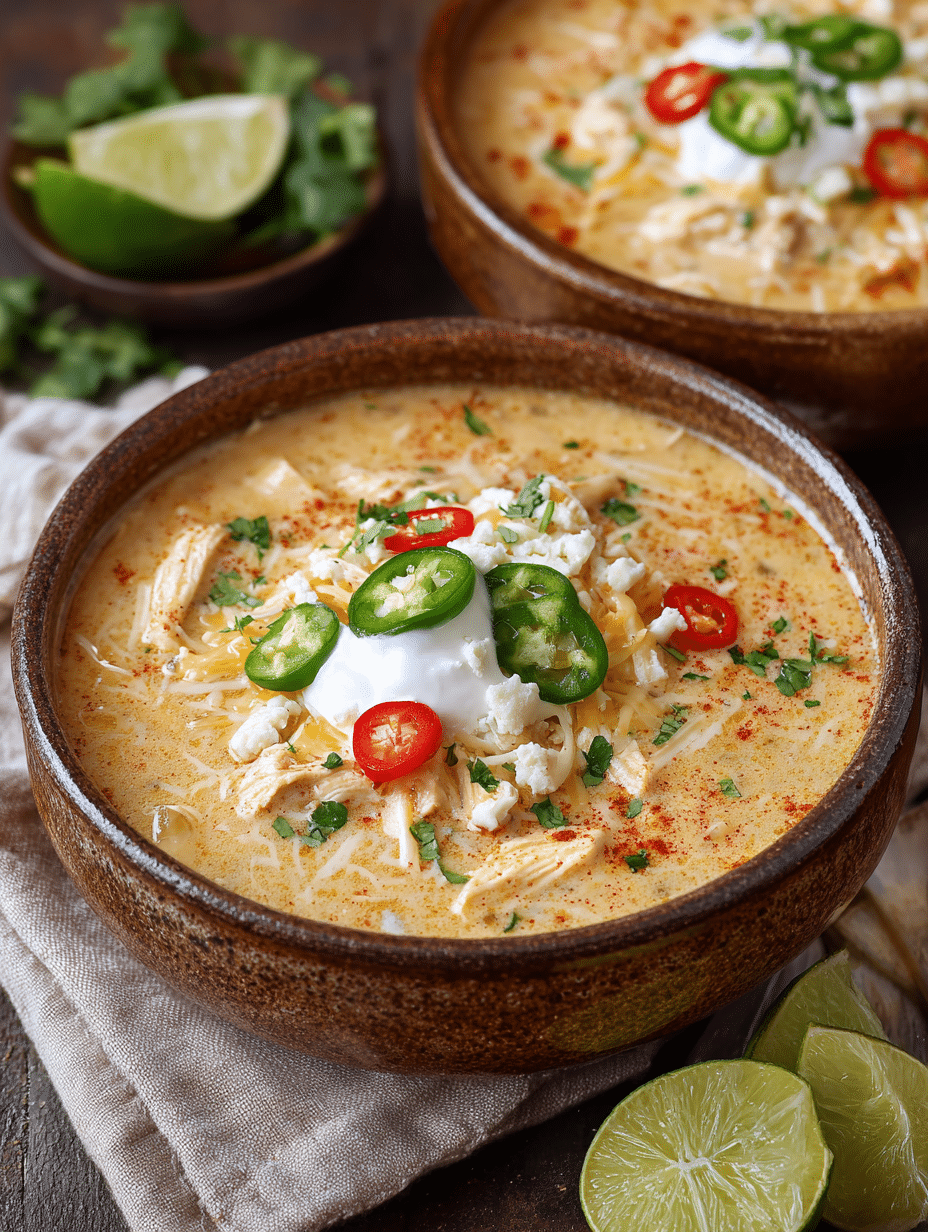 Green Chile Chicken Enchilada Soup Recipe – Creamy, Spicy & Comforting!