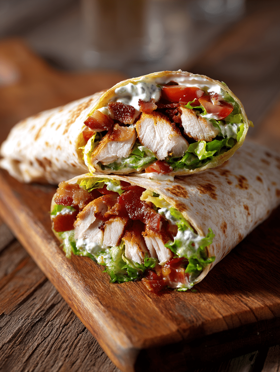 Homemade Crispy Bacon Ranch Chicken Wraps – The Comfort Recipe That Saved My Busy Evenings
