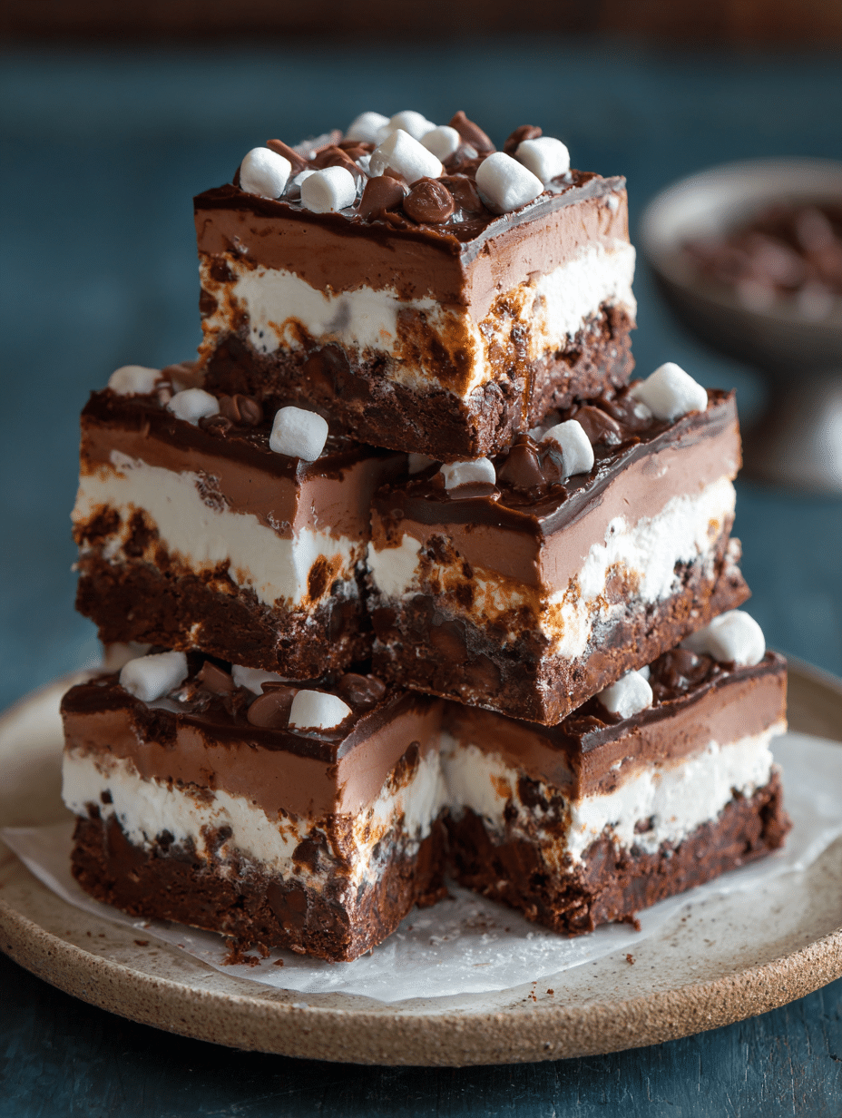 Marshmallow Dream Bars: Your Go-To No-Bake Chocolate Marshmallow Bars Recipe