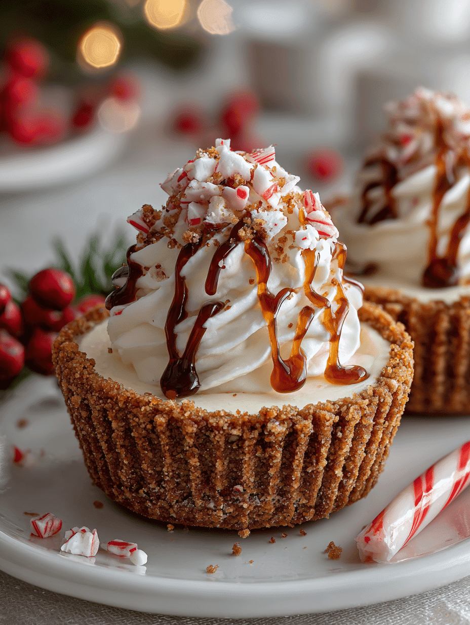 No-Bake Gingerbread Cheesecake Cups Recipe A Festive, Easy Treat for Your Christmas Dessert Party