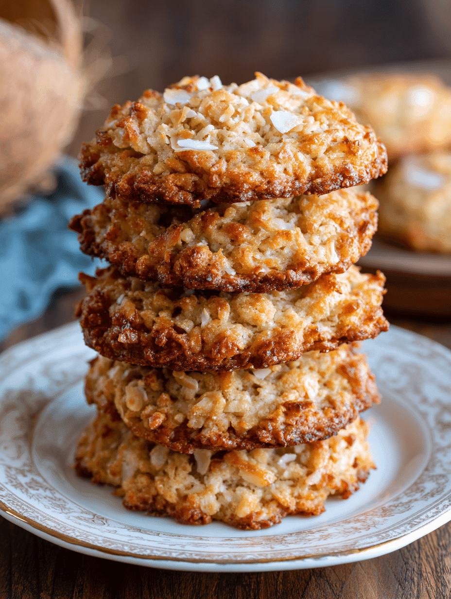 Oatmeal Coconut Cookies – Easy, Chewy, and Crispy Homemade Delight
