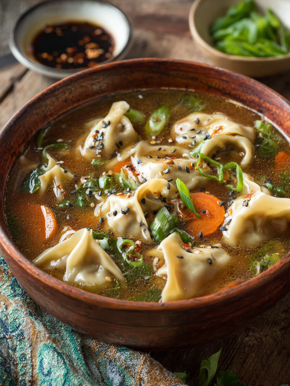 Quick and Delicious Potsticker Soup Under 30 Minutes – Cozy, Flavorful, and Ready Fast!