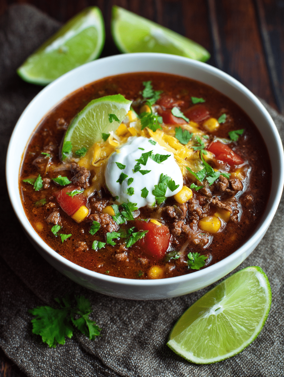 Slow Cooker Taco Soup – The Weeknight Hero in a Crock Pot