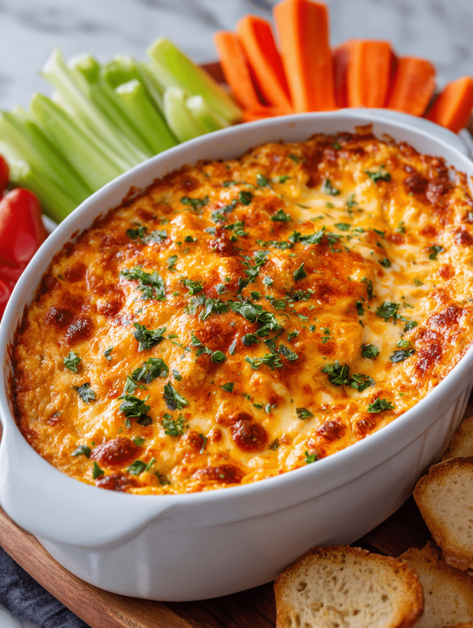Ultimate Buffalo Chicken Dip Delight – Hot, Creamy & Cheesy Perfection