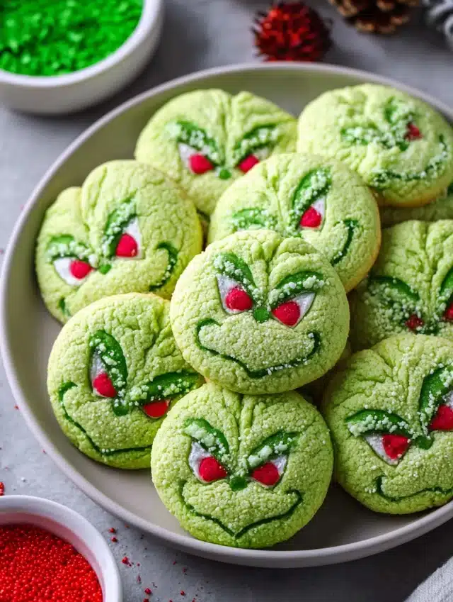 Grinch Cookies
