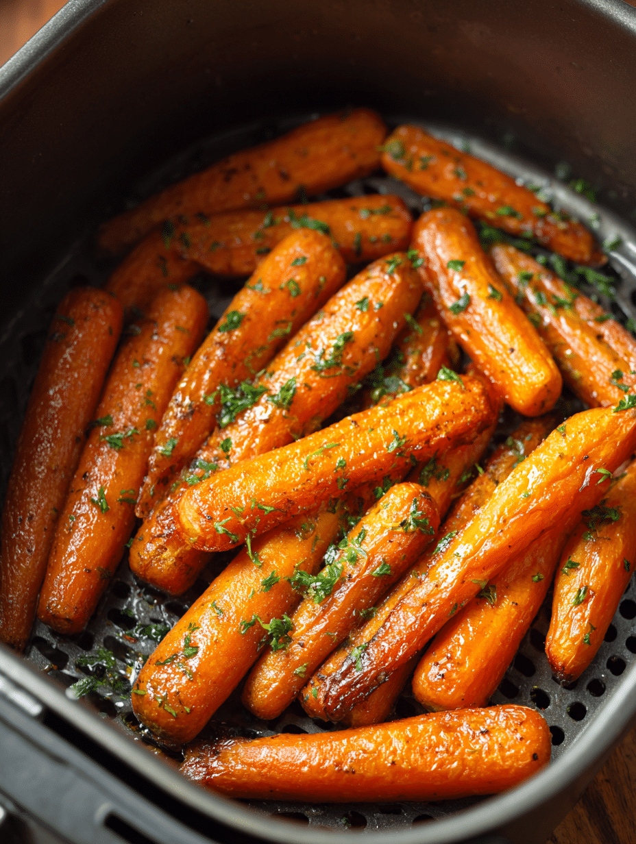 Delicious Air Fryer Caramelized Carrots