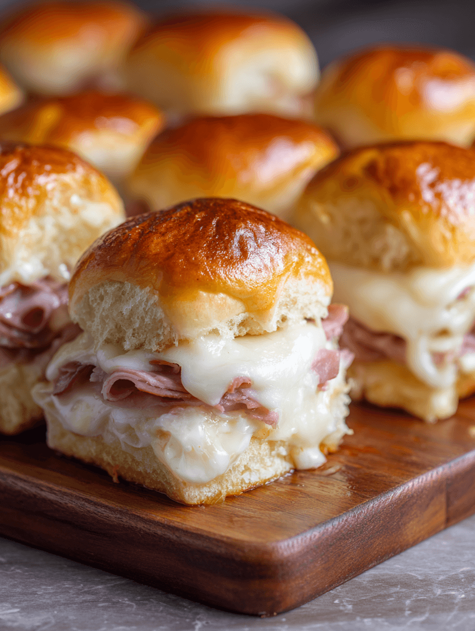 Baked Ham and Cheese Sliders – The Ultimate Hawaiian Roll Party Food Favorite