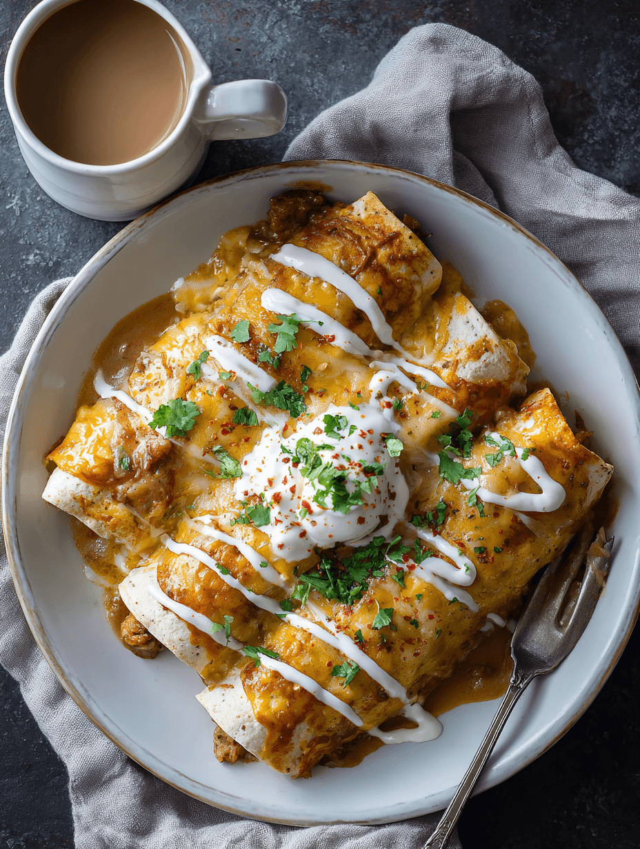 Breakfast Enchiladas with Sausage Gravy: A Story of Comfort, Flavor, and Morning Magic