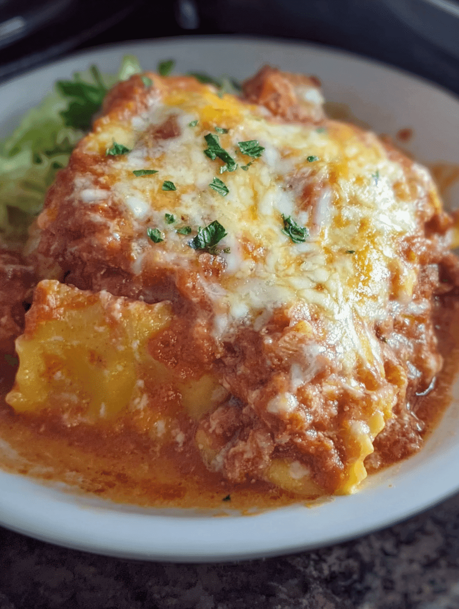 Cozy Kitchen Magic How Crockpot Ravioli Lasagna Changed My Weeknight Dinners