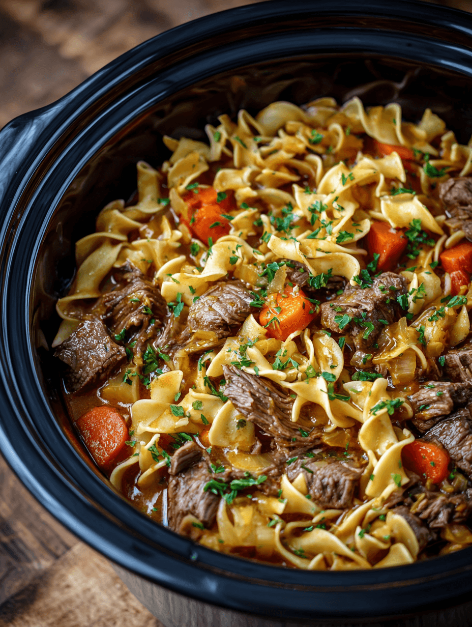 Crockpot Beef and Noodles The Ultimate Comfort Dinner You’ll Make Again and Again