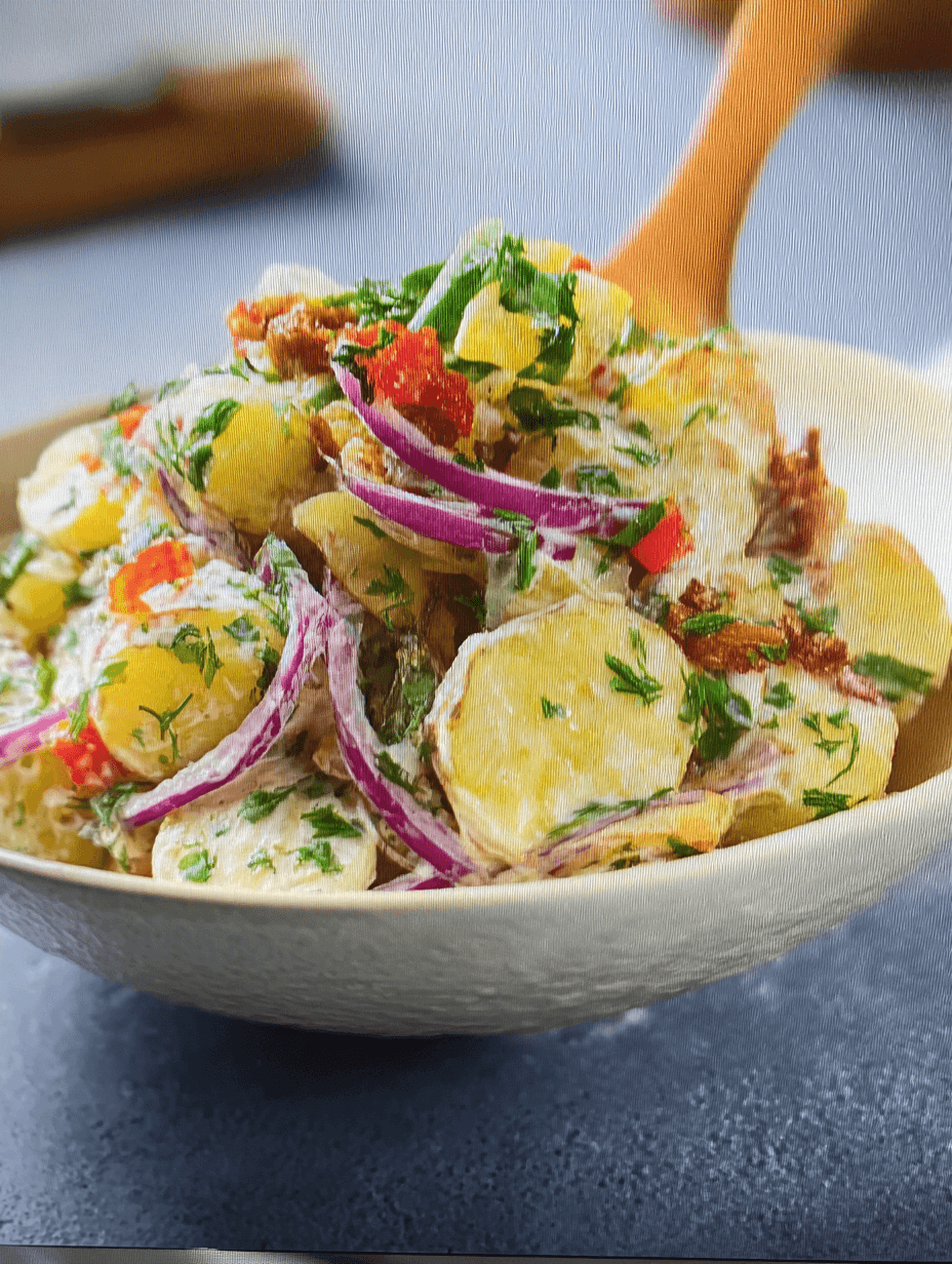 Crunchy Potato Salad The Ultimate Comfort Side Dish You’ll Make Again and Again