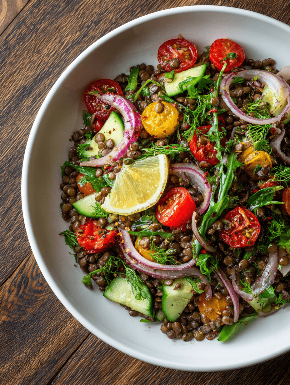 Fresh Flavors, Fast How My Grandma’s Garden Inspired This Mediterranean Lentil Salad