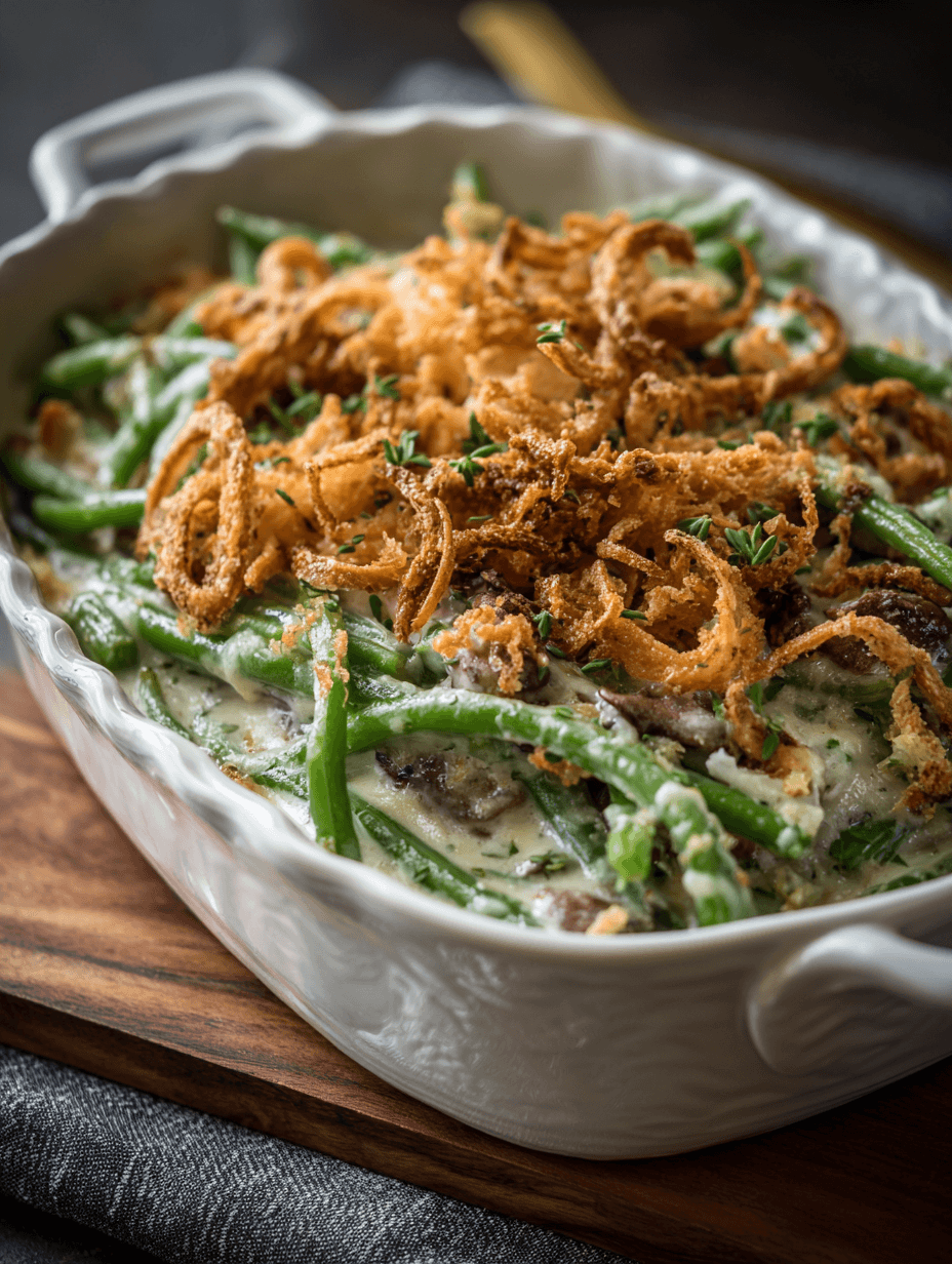 Green Bean Casserole Magic A Comfort Food Story for Busy Weeknights