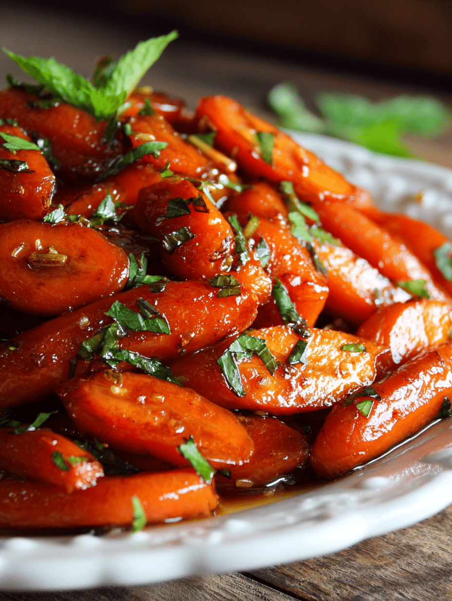 Honey Cinnamon Glazed Sweet Carrots