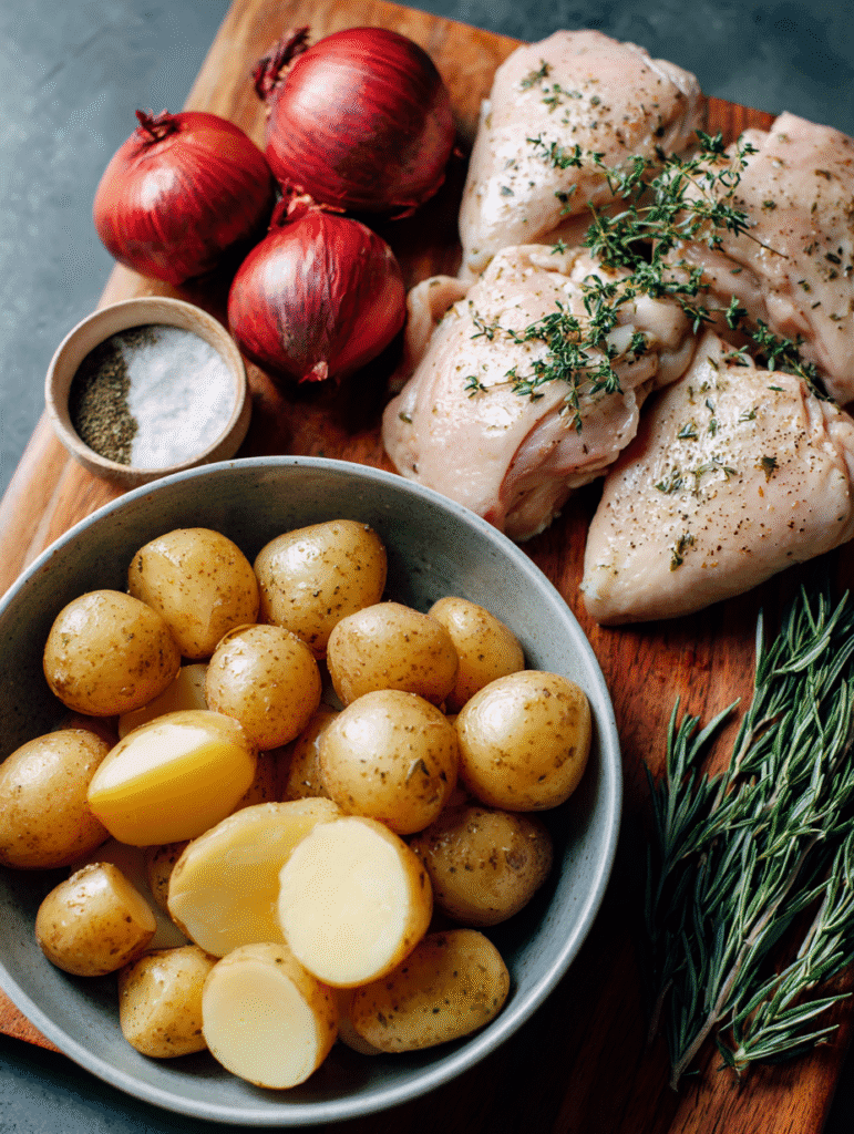 Ingredients You’ll Love for Garlic Butter Chicken and Potatoes