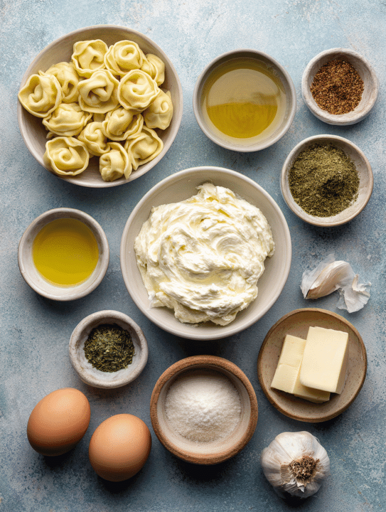Ingredients youl nedd Creamy Tortellini is pure comfort in a bowl