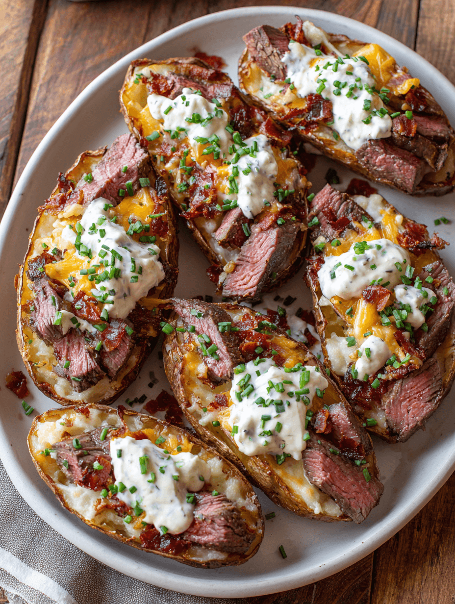 Loaded Steak Potatoes – The Ultimate Comfort Dinner You’ll Crave Every Week