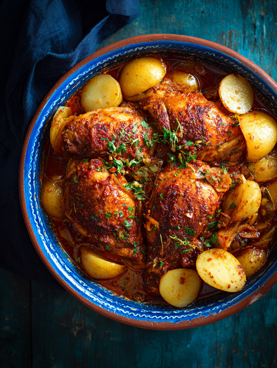 Saucy Spiced Chicken and Potatoes A Comforting Classic for Busy Nights