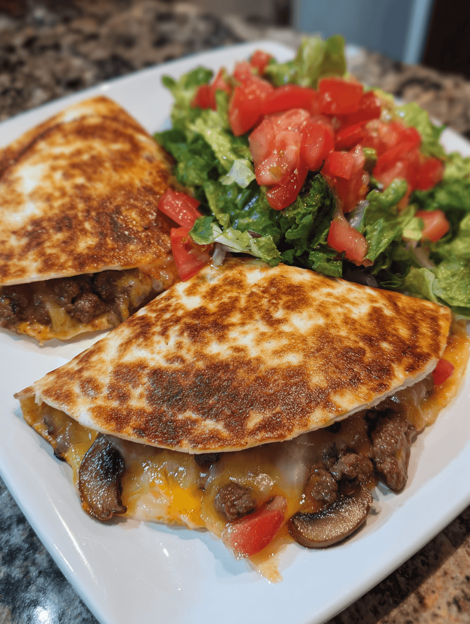 Smashburger Quesadillas - Mini kitchen magic My Story with the Ultimate Fast Dinner