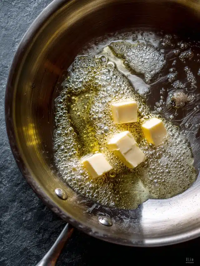 1. Heat olive oil and butter in a heavy pot until melted and shimmering. Whisper again “When the cold nights of Christmas arrive, this is the soup everyone asks for.”