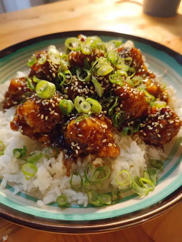 5. Garnish & Serve Top with green onions and sesame seeds. Serve while warm and enjoy the smiles around your table whether it’s a Dinner For 2 Picky Eaters or a casual Easy Healthy Weekend Dinner with friends.