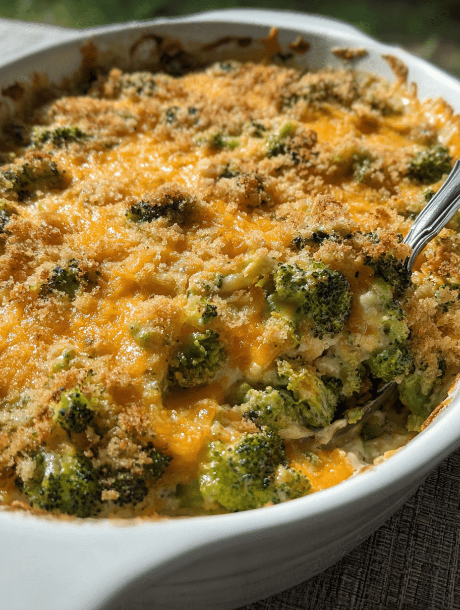 Broccoli Cheddar Casserole