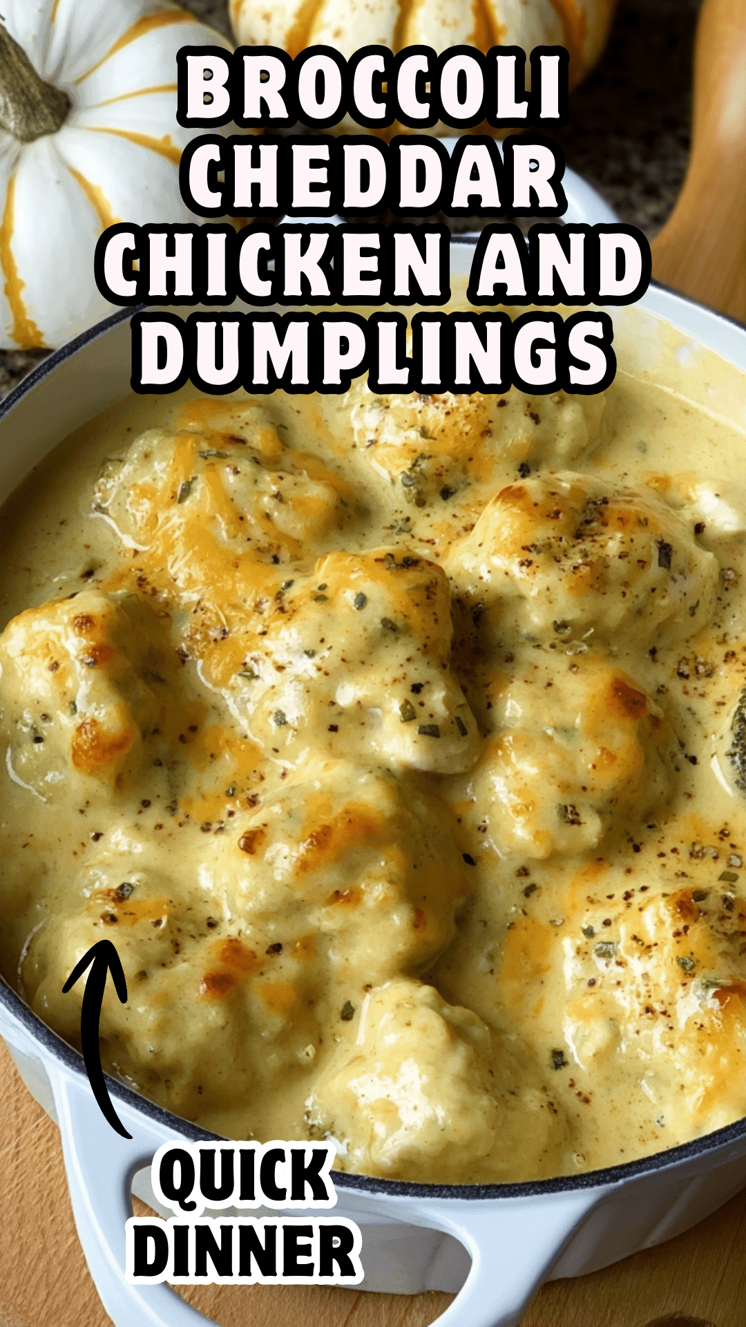 Broccoli Cheddar Chicken and Dumplings Recipe — Creamy, Cheesy & Easy to Make