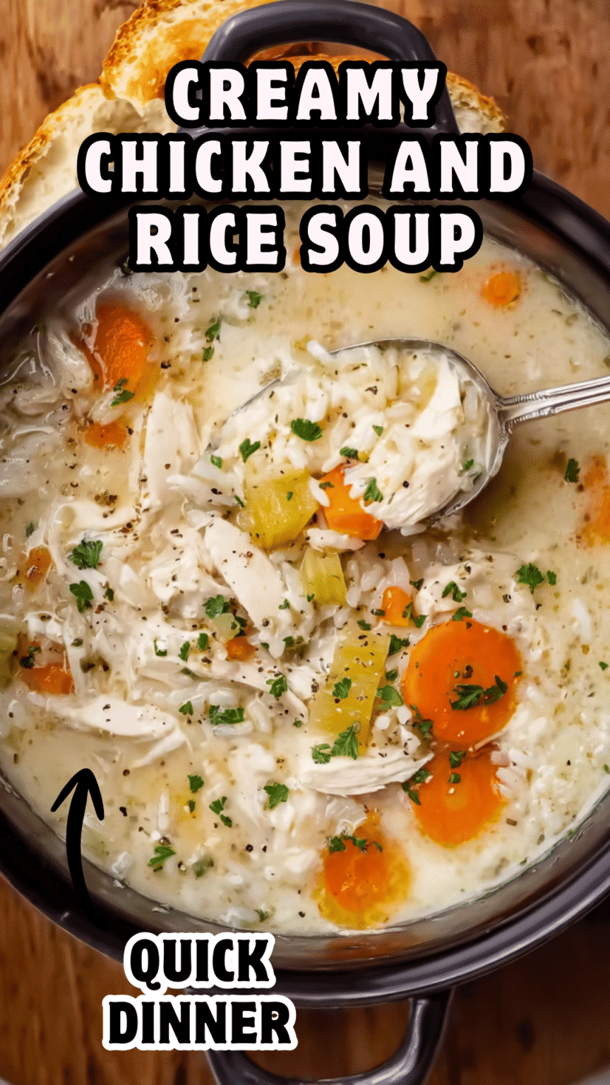 Creamy Chicken and Rice Soup