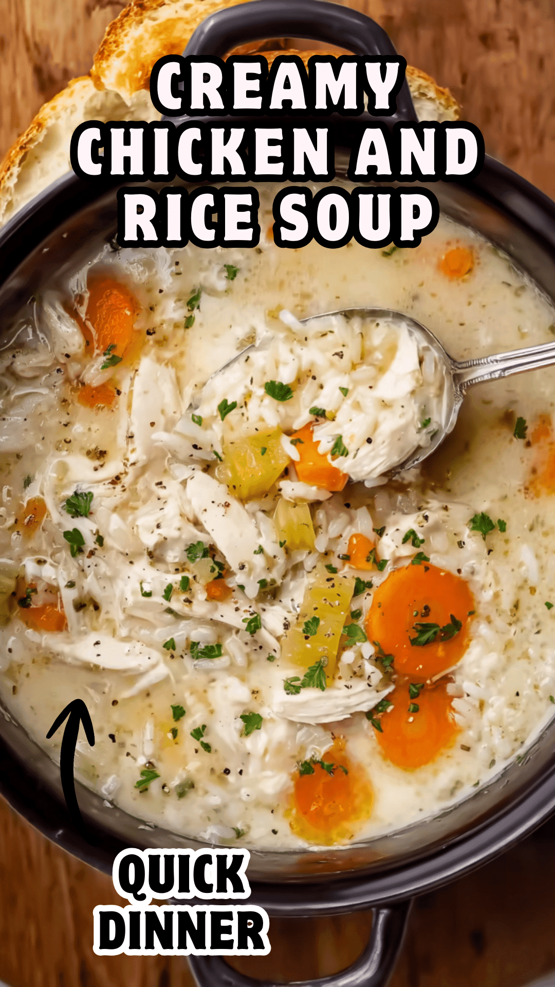 Creamy Chicken and Rice Soup